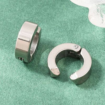 201 Stainless Steel Cuff Earrings EJEW-T056-01P-03-1