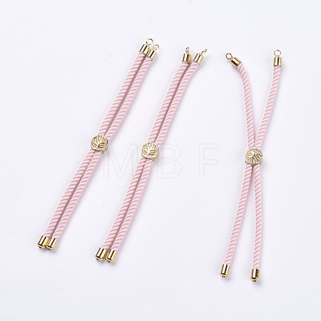 Nylon Twisted Cord Bracelet Making MAK-F018-13G-RS-1