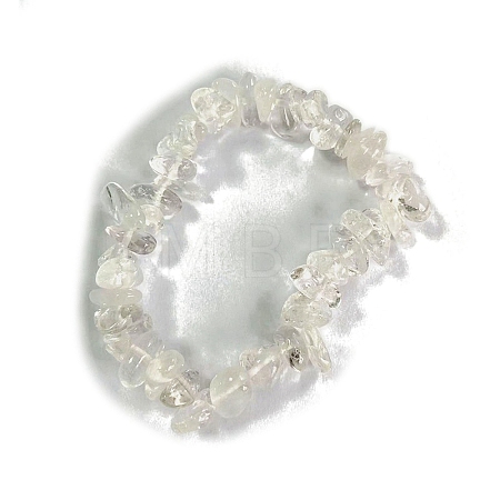 Natural Quartz Crystal Stretch Bracelets PW-WG56138-39-1