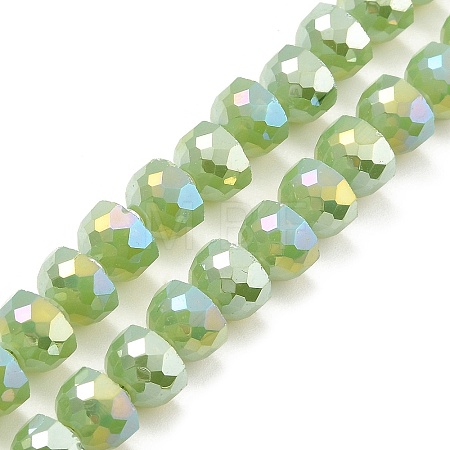 AB Color Plate Glass Beads Strands EGLA-P051-02A-A01-1