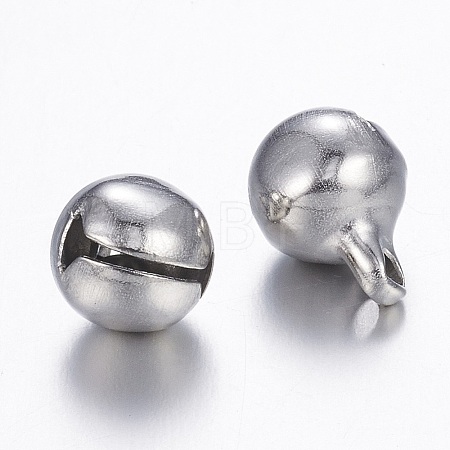 304 Stainless Steel Bell Charms UNKW-N0001-03P-1