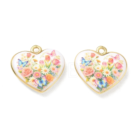 Printed Brass Pendants KK-CBAF9BC-02G-02-1
