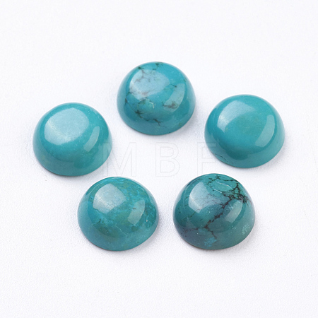 Natural Howlite Cabochons G-E482-09D-1