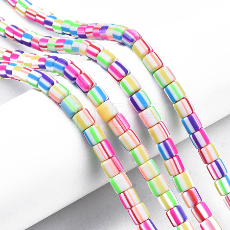 Handmade Polymer Clay Bead Strands CLAY-ZX006-01M-1