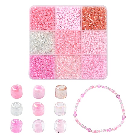 Mixed Style Glass Seed Bead Sets SEED-YW0002-60B-1