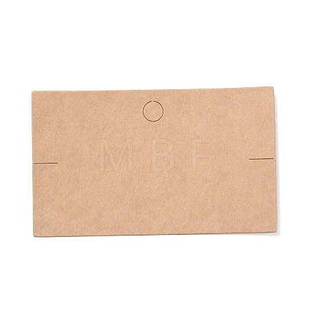 Blank Kraft Paper Bracelet Display Card CDIS-G005-15-1