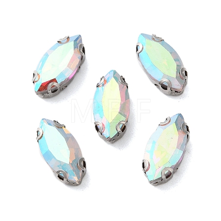 Horse Eye Sew on Rhinestone RGLA-L028-08F-04-1