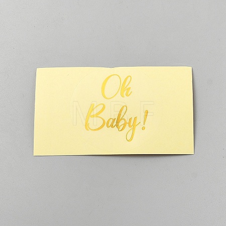 Paper Gilding Stickers DIY-WH0349-522A-1