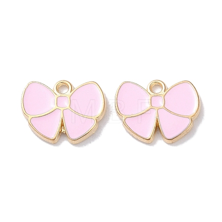 Alloy Enamel Pendants ENAM-O001-10G-G-1