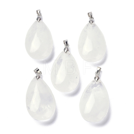 Natural Quartz Crystal Pendants G-D084-01P-B17-1