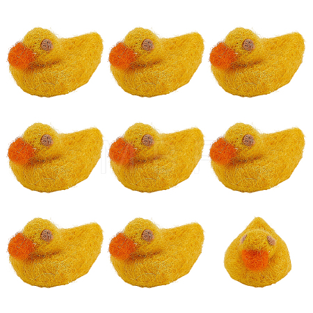 Wool Felt Duck AJEW-WH0455-335-1