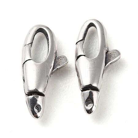 925 Thailand Sterling Silver Lobster Claw Clasps STER-D003-08P-1