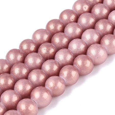 Baking Paint Glass Pearl Beads Strands LS-DGLA-ZX001-05B-06-1
