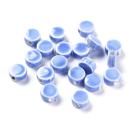 Handmade Porcelain Beads X-PORC-S496-B12-8mm-1