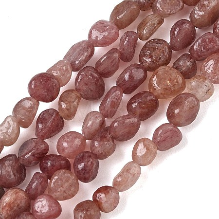 Natural Strawberry Quartz Beads Strands G-C286-A28-1