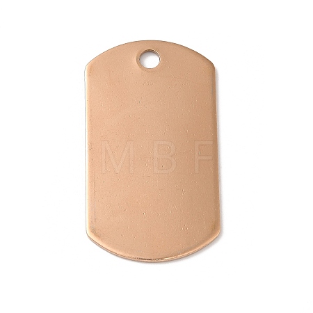 304 Stainless Steel Pendants STAS-F139-035RG-1