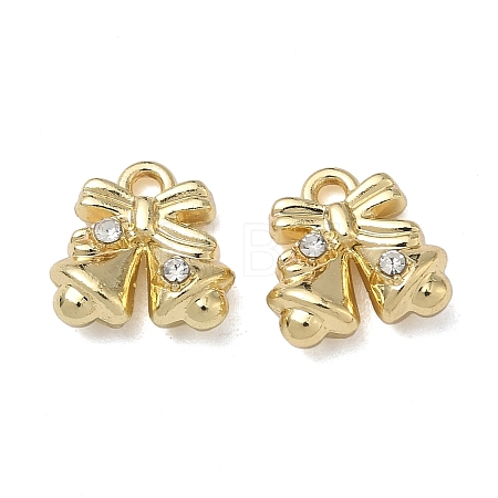 Christmas Alloy Crystal Rhinestone Pendants FIND-L026-01C-G-1
