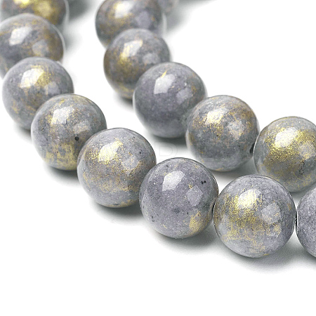 Natural Mashan Jade Beads Strands G-P232-01-A-4mm-1