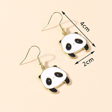 Zinc Alloy Enamel Dangle & Drop Earrings FS-WGC3D93-08-1