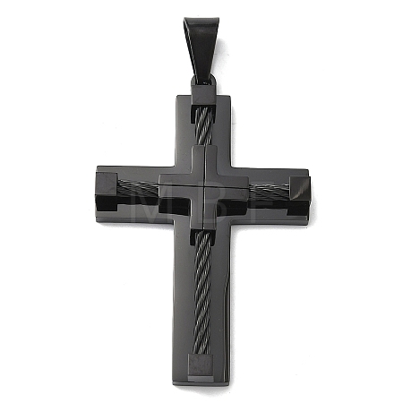 304 Stainless Steel Pendants STAS-H256-05B-1