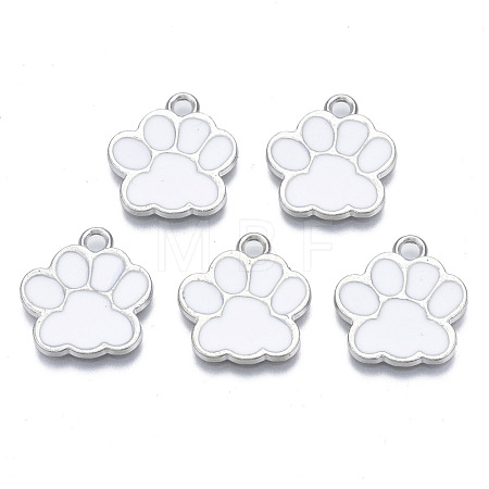 Alloy Enamel Pendants ENAM-T016-22P-B-RS-1