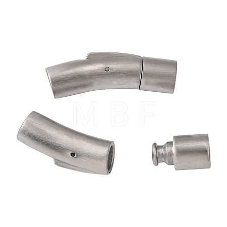Tarnish Resistant 304 Stainless Steel Bayonet Clasps X-STAS-F131-22P-1