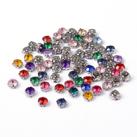 Sew on Rhinestone GACR-D001-8mm-M-1
