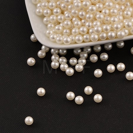 Imitation Pearl Acrylic Beads OACR-S011-4mm-Z24-1