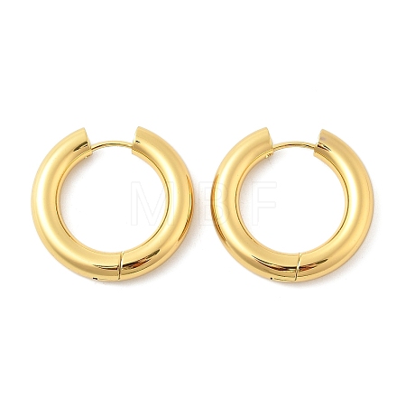 202 Stainless Steel Huggie Hoop Earrings EJEW-O087-08G-G-1