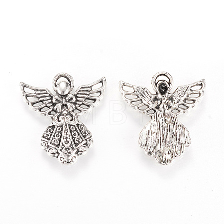 Tibetan Style Alloy Pendants LS-TIBEP-Q063-133AS-RS-1