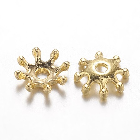 Alloy Bead Caps X-PALLOY-G151-06G-1