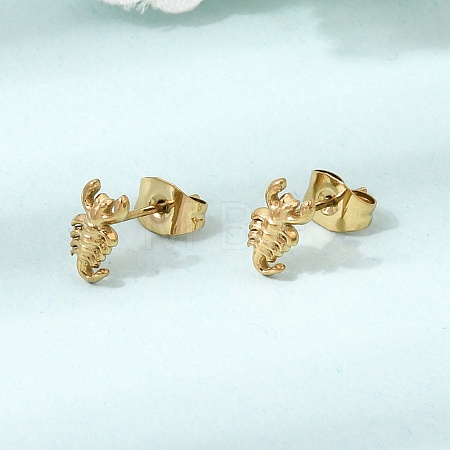 304 Stainless Steel Stud Earrings SA-CBABF3F-14G-04-1