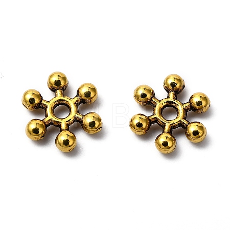 Tibetan Style Alloy Spacer Beads X-TIBEB-1171-AG-LF-1
