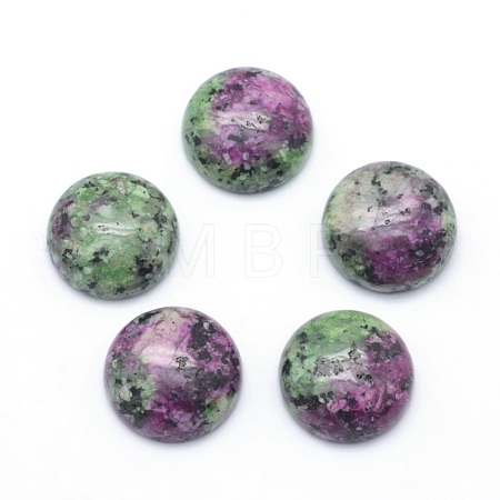 Natural Ruby in Zoisite Cabochons X-G-P393-R34-12mm-1
