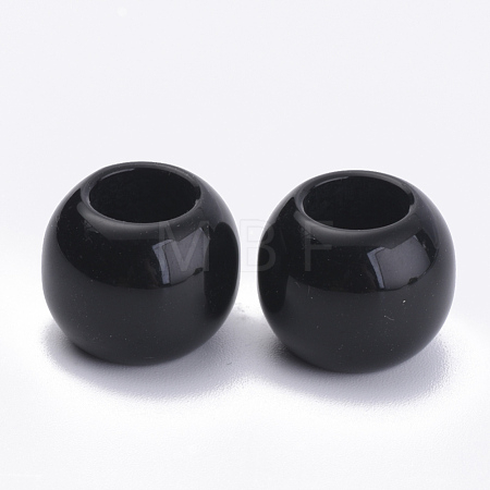 Opaque Acrylic Beads SACR-S300-15B-02-1