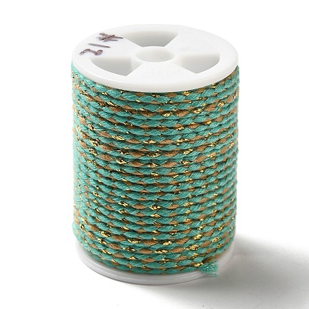 4-Ply Polycotton Cord with Metallic Thread OCOR-Z003-D109-1