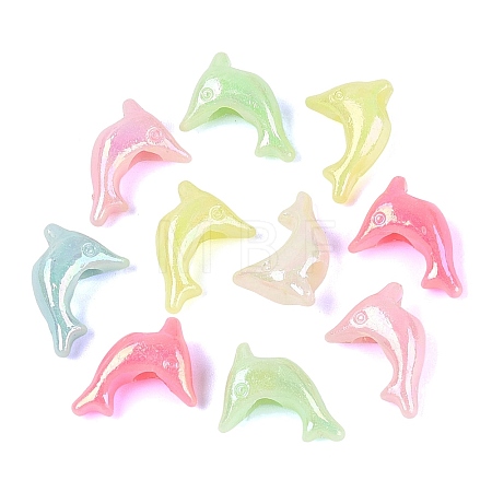 Opaque Plastic Beads KY-Q010-17-1