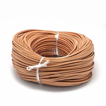 Flat Leather Cords WL-R006-3x2-02-1