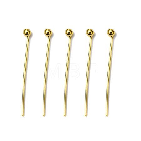 Brass Ball Head Pins KK-R020-04G-1