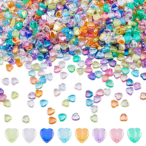 9Bags 9 Colors Acrylic Beads OACR-DC0001-16-1