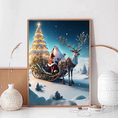 Christmas Reindeer DIY Diamond Painting Kit PW-WGFD89A-01-1