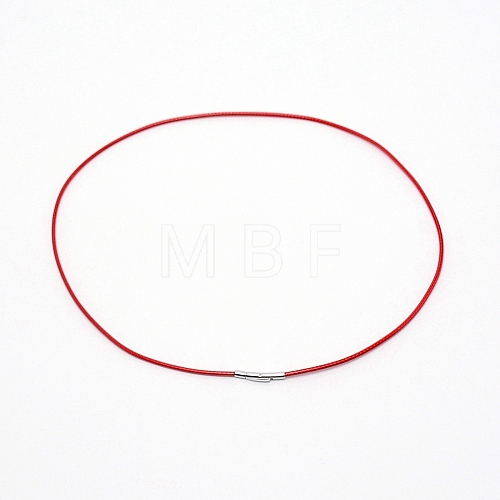 Polyester Waxed Cords Necklace Making MAK-WH0009-05C-02-1
